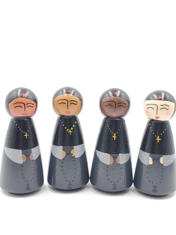 Orthodox Nun Peg Doll Set | Etsy