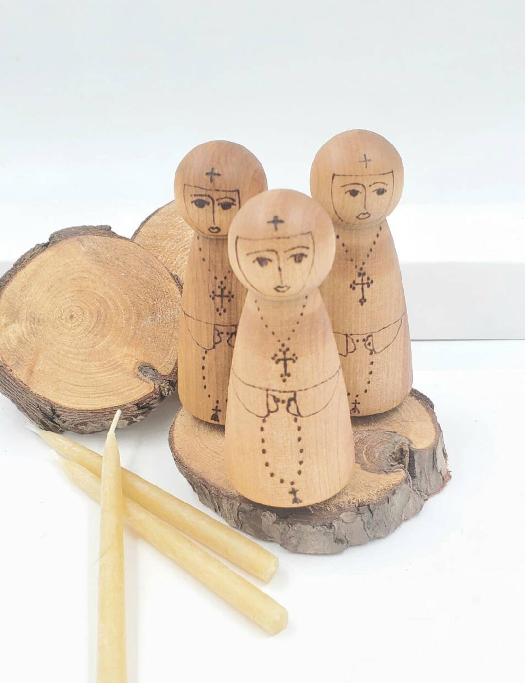 Orthodox Nun Peg Doll - Etsy