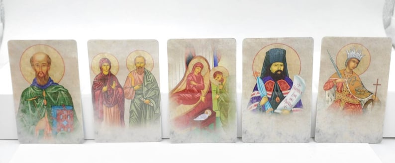Religious Icon Card Orthodox Saint Cards: Series 1 - Etsy