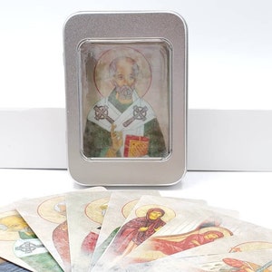 Orthodox SaintsBox Series 1 - Teaching Icon Cards & Tin