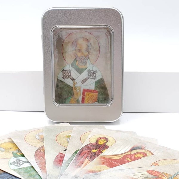 Orthodox SaintsBox Series 1 - Teaching Icon Cards & Tin