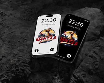 Qantas Flugzeuge iPhone Hintergrundbilder