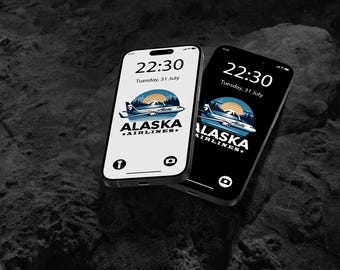 Alaska Fluglinien iPhone Hintergrundbilder
