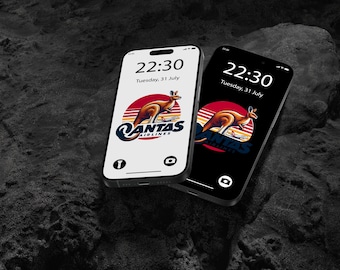 Qantas Flugzeuge iPhone Hintergrundbilder