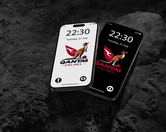 Qantas Flugzeuge iPhone Hintergrundbilder