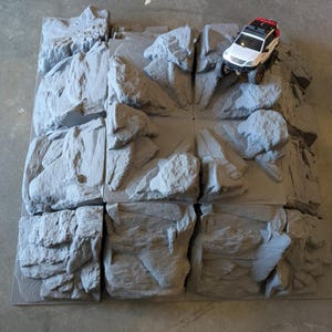 3D Printed 4x4 CRAG RC Crawler Course for 1/18th or 1/24th Scale