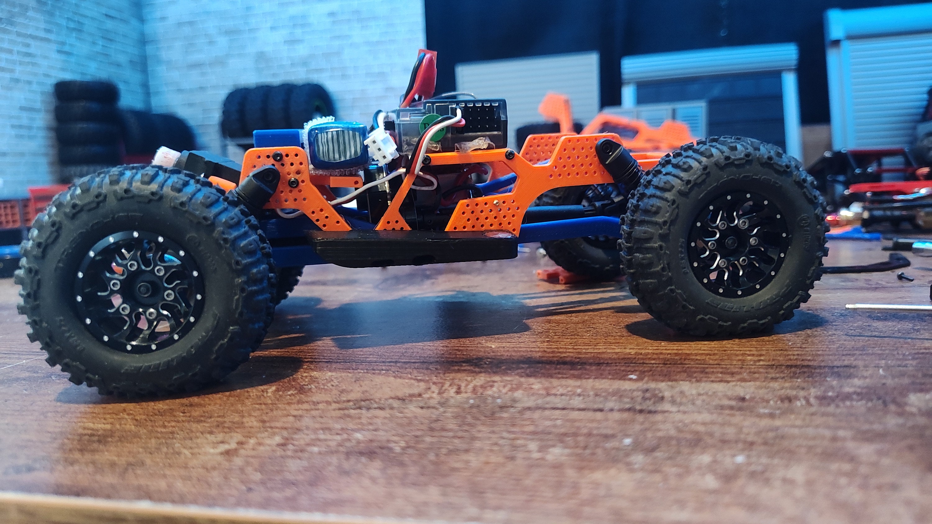 Ax24 chassis 3d printed
