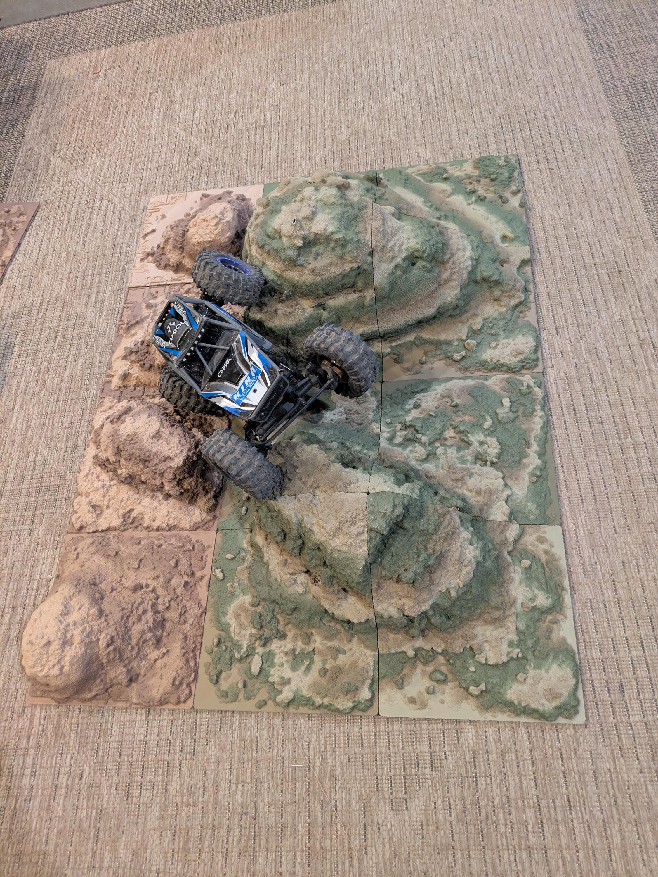 Four Corners Climb 3D Printed RC Crawler Course for 1\18th or 1\24 ...