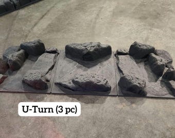 Add-Ons for 3D Printed 1/18th or 1/24th Scale RC Crawler Courses