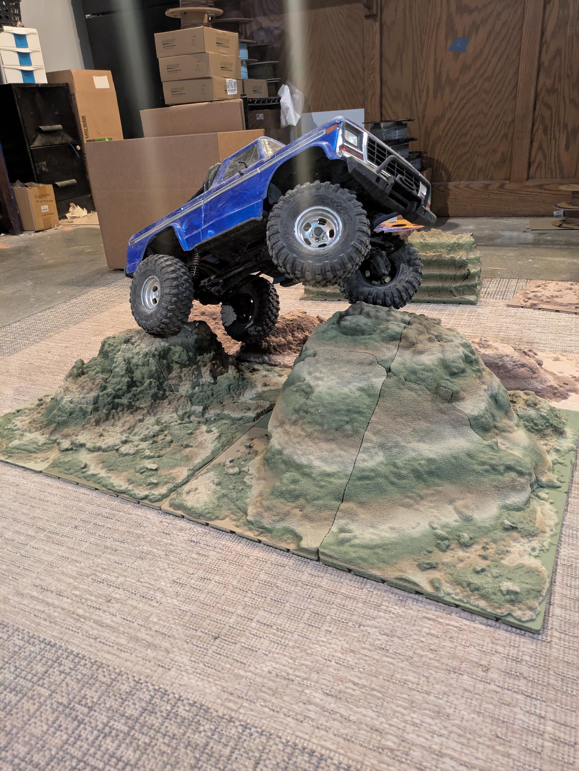 Four Corners Climb 3D Printed RC Crawler Course for 1\18th or 1\24 ...
