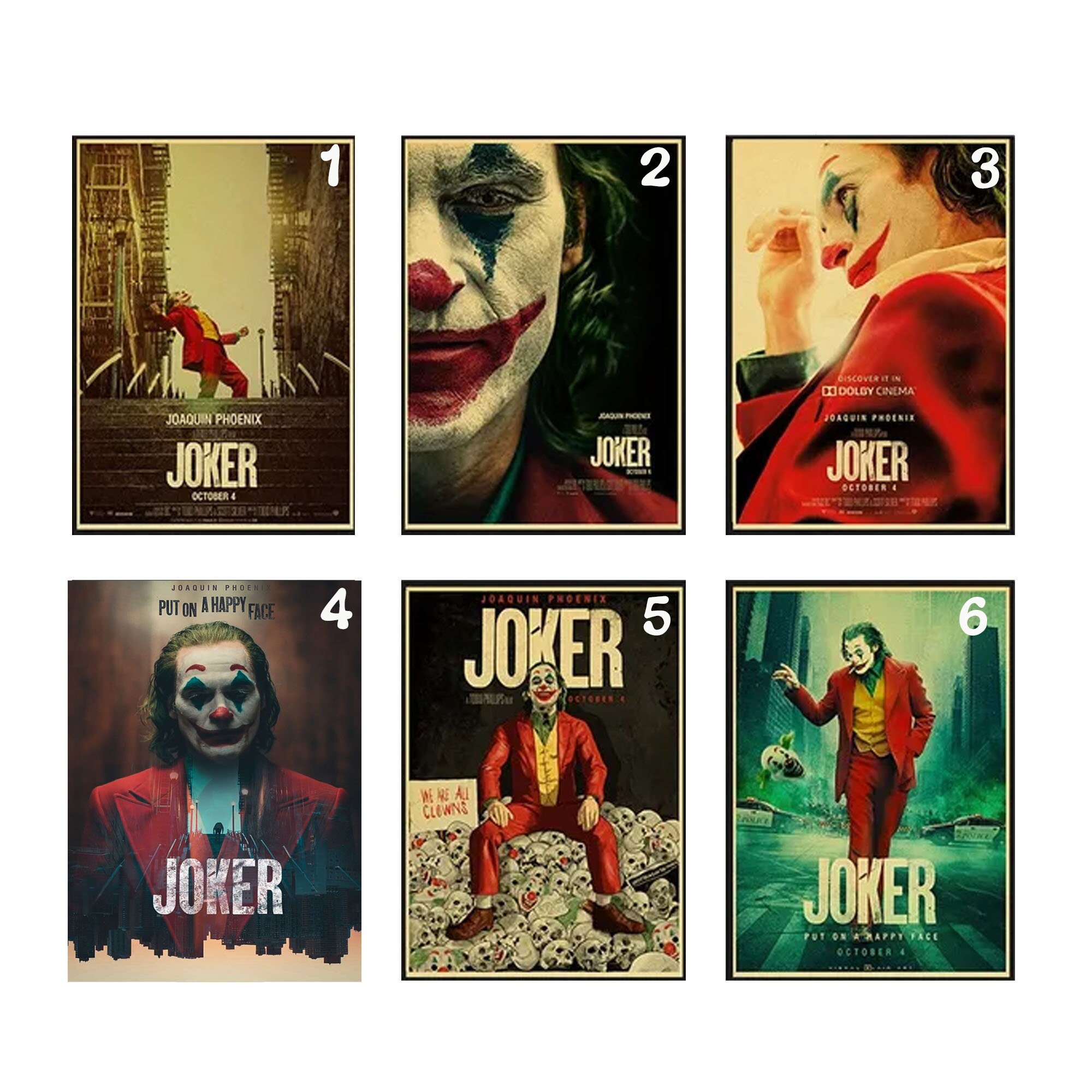 Joker Poster Etsy Joker Poster Etsy