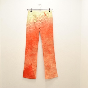 Vintage Roberto Cavalli printed stretch pants , very rare model , size S
