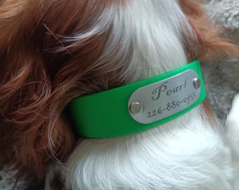 Personalisierte Biothane Hundehalsbänder