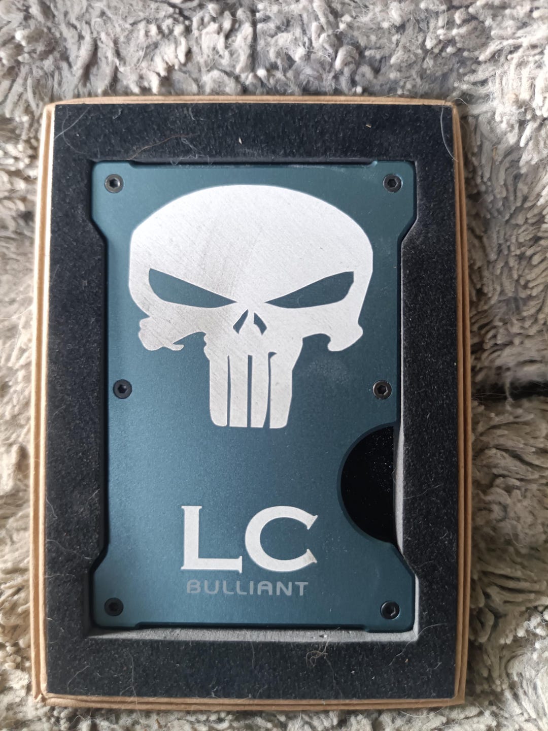 Custom Engraved Minimalist Metal Wallet – Slim, Rfid-blocking ...