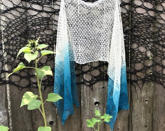 Summertime Victorian Long Shawl Knitting Pattern