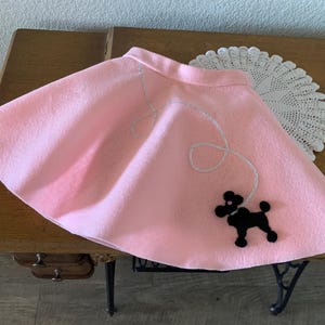 Baby Girl Pink Poodle Skirt, Size 12 months