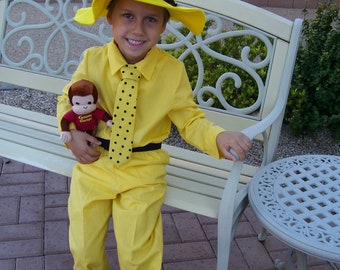 Special Listing for Blaire:  Man in the Yellow Hat Children's Costume, Child Size 5