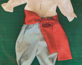 Disfraz de pirata/príncipe para bebé, talla 6 meses