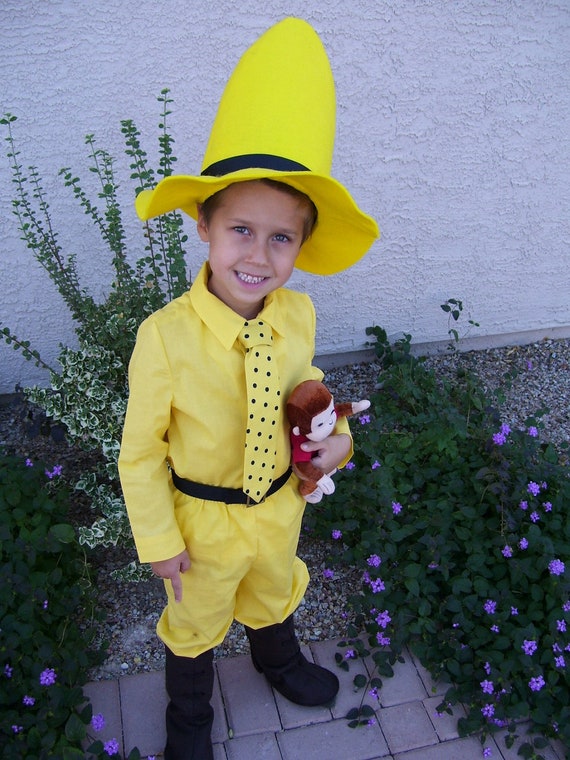 Costume da uomo con cappello giallo, taglia bambino 2,3,4,5 -  Italia