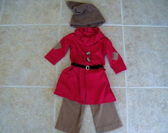 Grumpy the Dwarf Children's Costume, Size 12 Months - Size 6