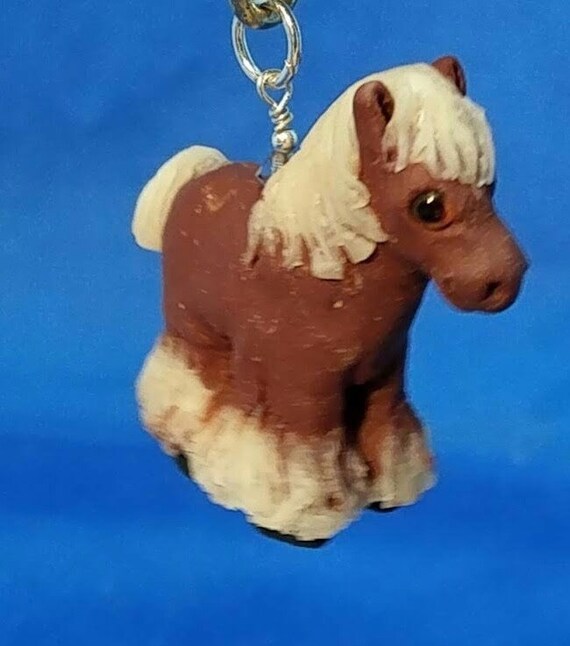 Pferd Miniatur Polymer Ton Perlen Anhanger Charm Ooak Etsy