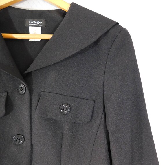 Blazer - Vintage Blazer - Vintage Black Sailor Bl… - image 7
