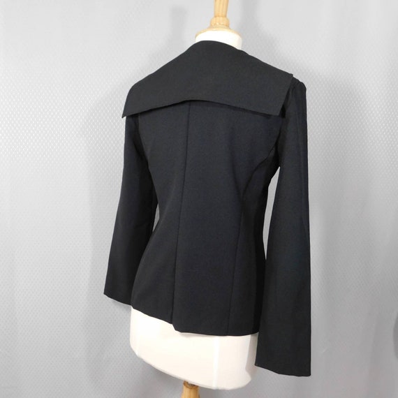 Blazer - Vintage Blazer - Vintage Black Sailor Bl… - image 2