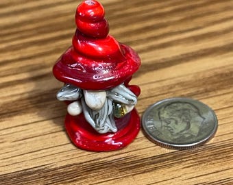 Red Wizard, Lampwork Bead, Simply Lampwork by Nancy Gant, SRA G55