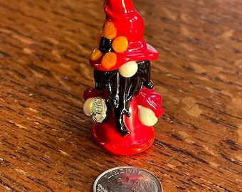 The Red Wizard, Lampwork Bead, Simply Lampwork by Nancy Gant, SRA G55