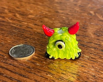 Green Monster Lampwork Bead, Simply Lampwork by Nancy Gant, SRA G55