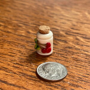 Cherry, Miniature Glass Jar SRA G55 image 4