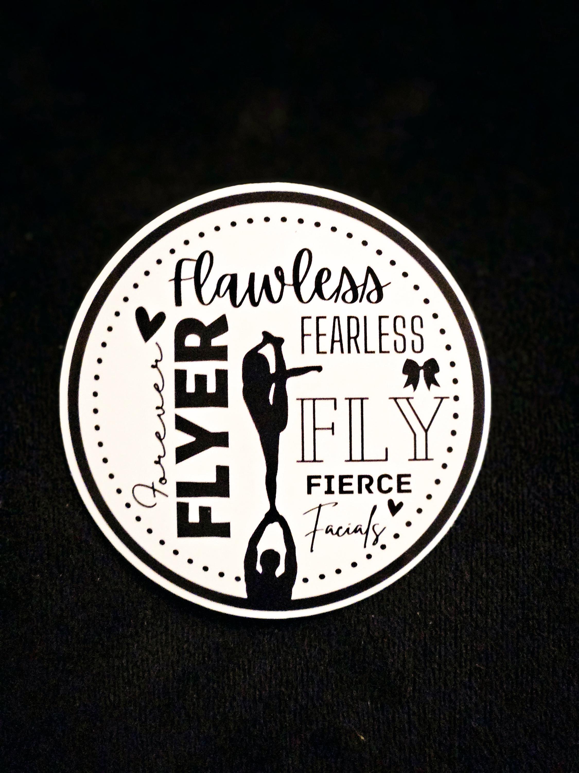 Cheer Fly Sticker Cheerleading Flyer Sticker, Waterproof, Perfect for Tumblers, Laptops ...