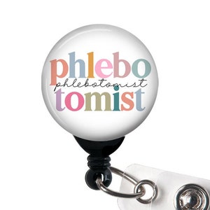 Retractable Badge Reel - Just the Tip I Promise - Badge Holder  / Nurse / Lab Tech / phlebotomist / phlebotomy
