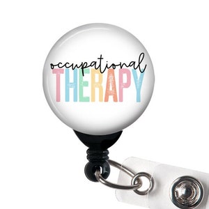 Retractable Badge Reel OT Occupational Therapy Pastel / Occupational  Therapist Badge Holder With Swivel Clip -  Canada