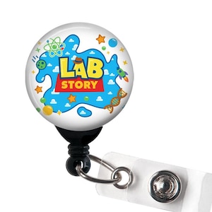 Lab Week 2026 Badge Reel, Lab Story, Badge Holder, Nurse Badge Reel, Lab Tech Badge, Infinity Patients