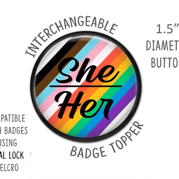 Velcro Badge Reel Toppers Etsy