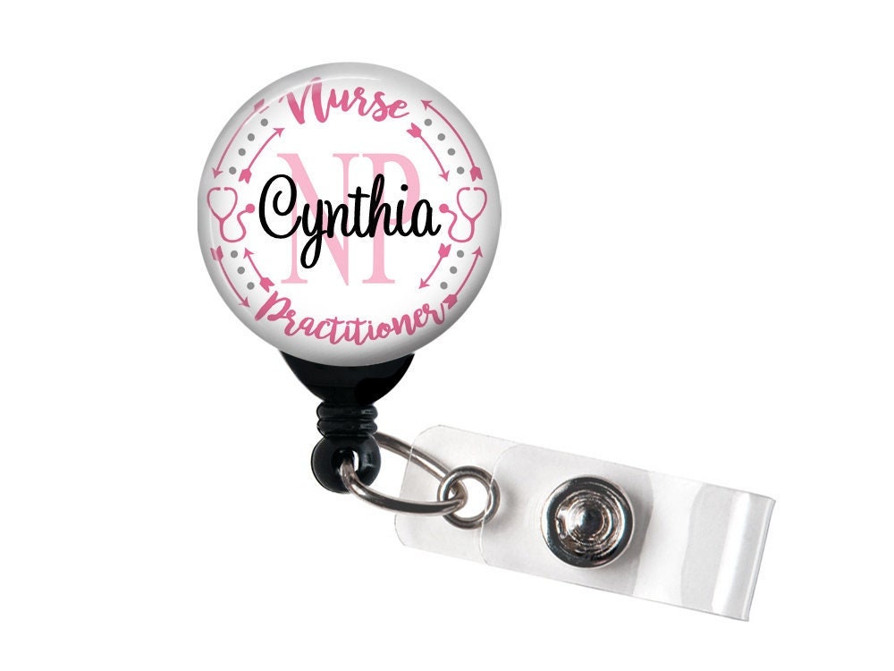 Nurse Practitioner Badge Reel Nurse Practitioner Badge Holder Nurse  Practitioner Gift Nurses Week NP Badge Reel NP Badge Holder 