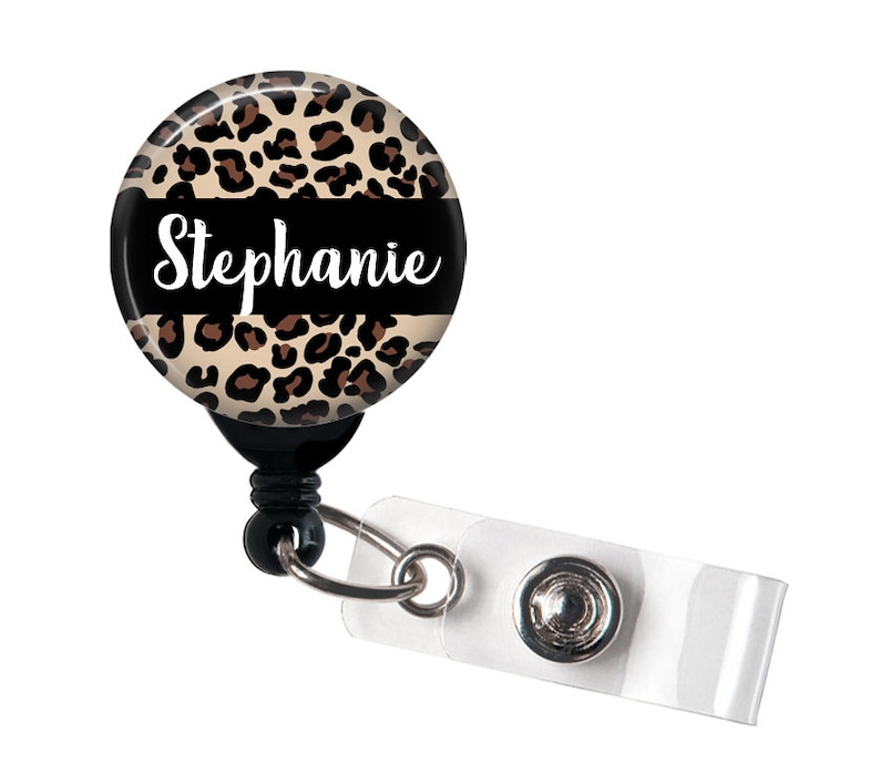 Stethoscope ID Tag Leopard Animal Print Steth Tag / ID Tag Etsy