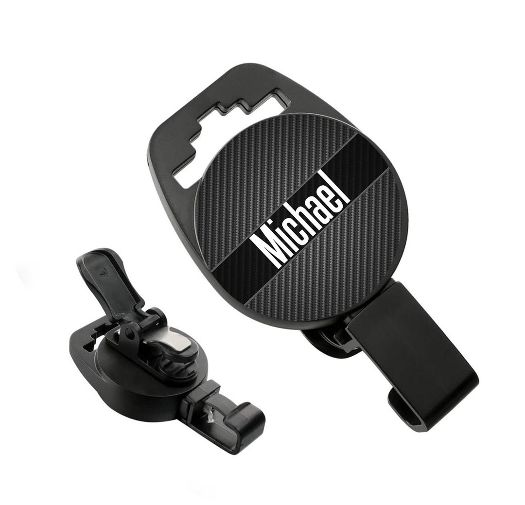 MRI SAFE Retractable Badge Reel Faux Carbon Fiber Badge Holder / MRI