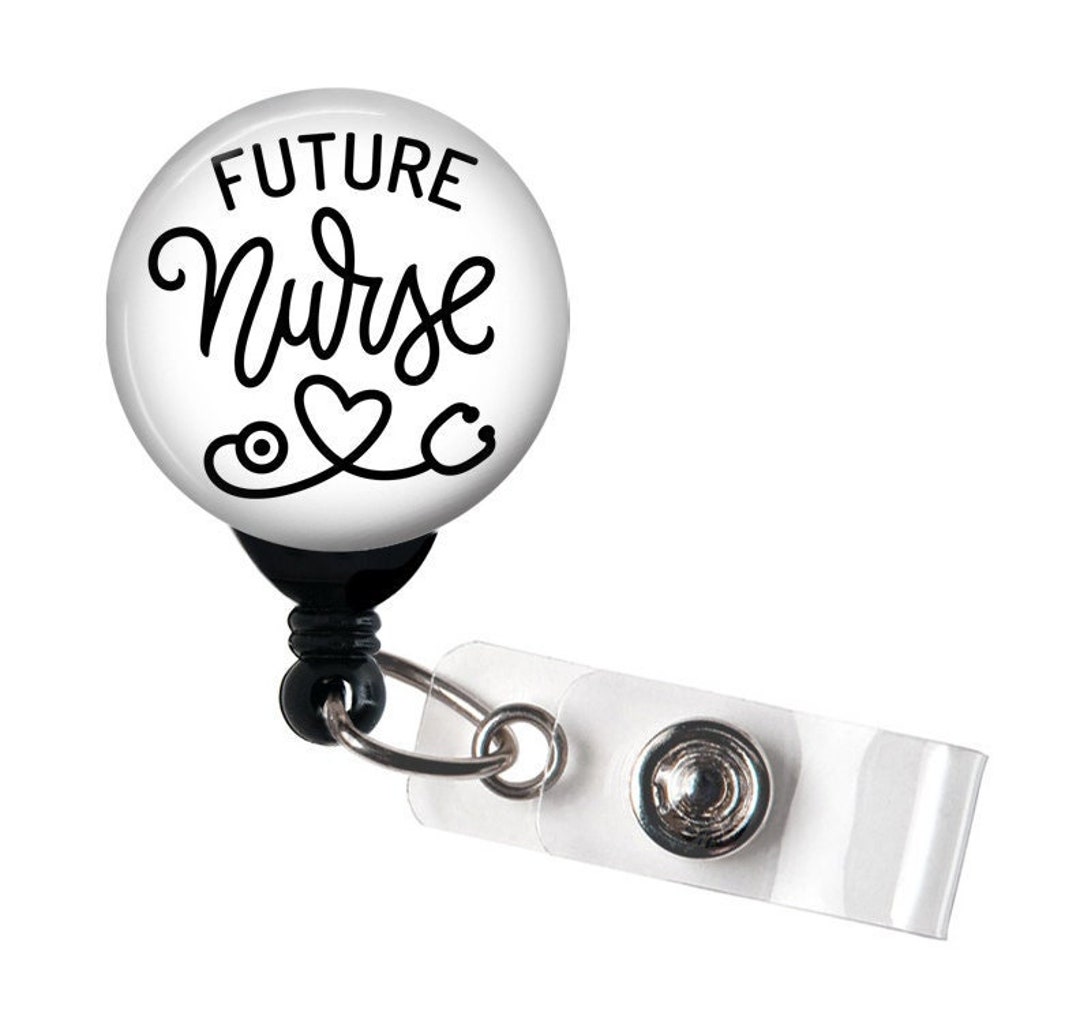 Buy Retractable Badge Reel Future Nurse Badge Holder With Swivel