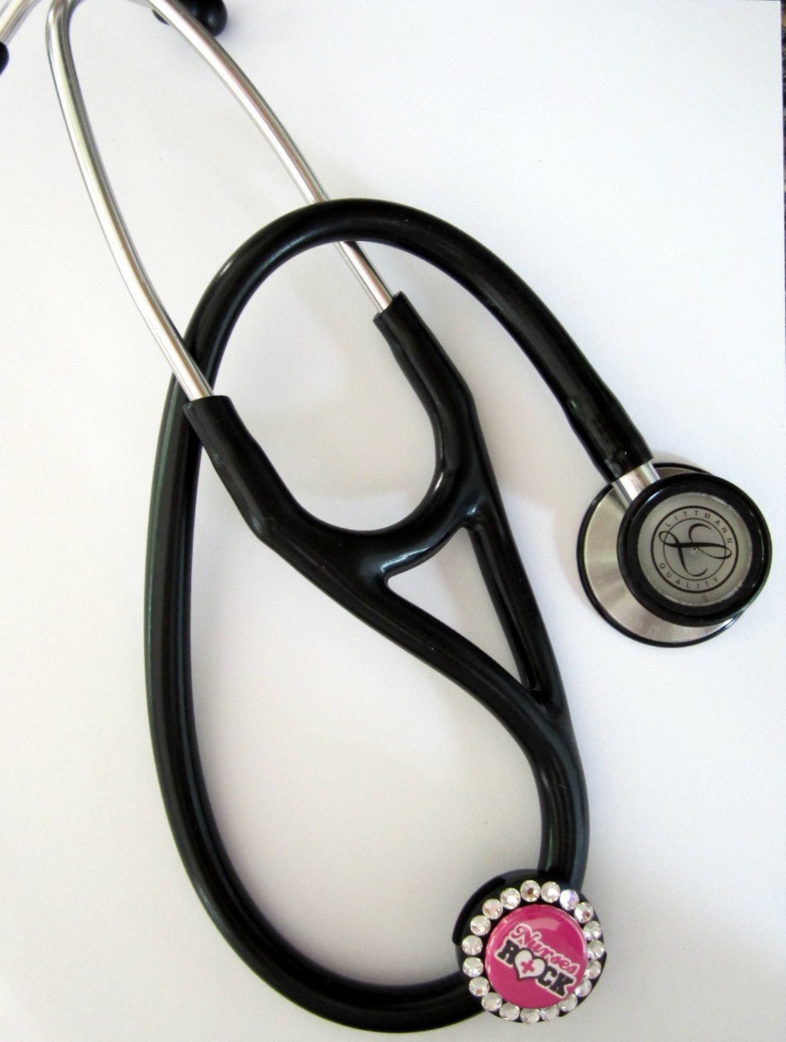 Stethoscope ID Tag Custom Name Chevron Choice of Colors Etsy