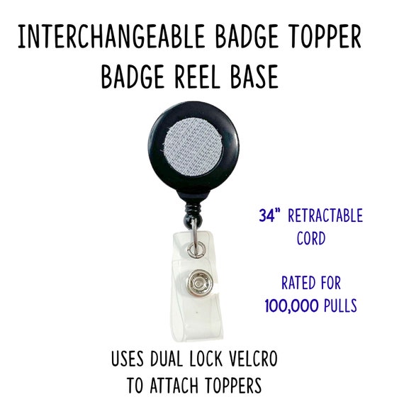 Badge Reel Topper Treat People With Kindness, TPWK Swappable Badge