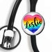 I AM Stethoscope ID Tag - Personalized Nurse Badge Clip For Medical Professionals - View #13