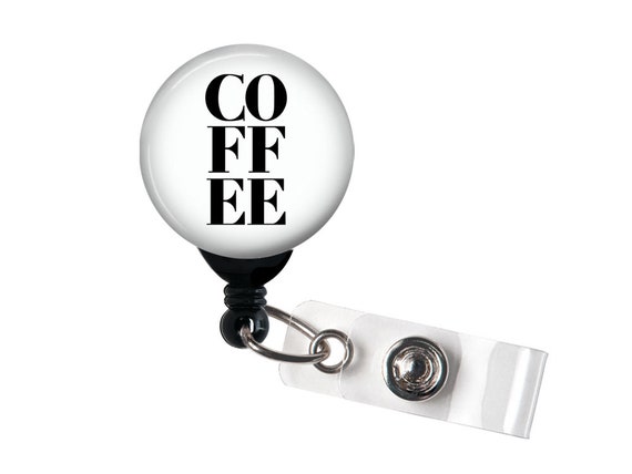 Coffee Badge Reel Retractable Badge Holder With Swivel Clip / Cute Badge /  Nurse Badge / Funny Badge -  Canada