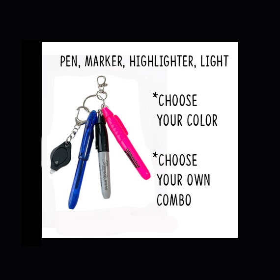 Badge Pen Set, Nurse Badge Reel Clip, Badge Reel, Mini Pen, Mini