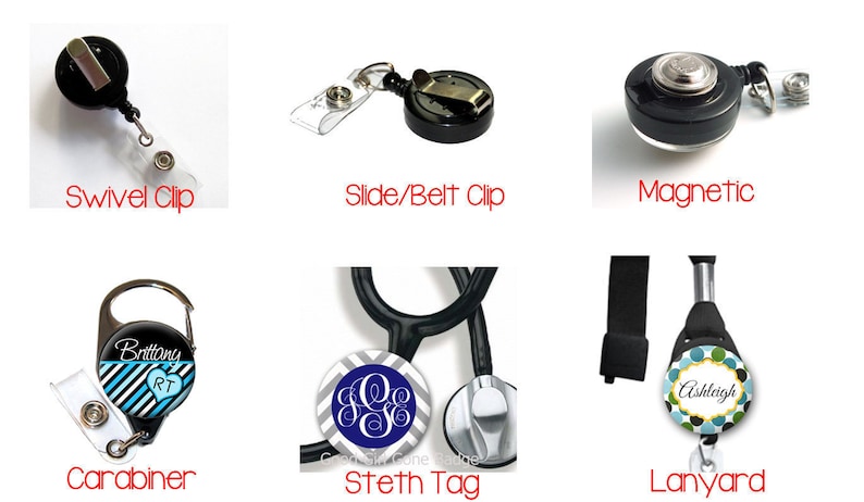 Personalized Name Badge Reel Retractable ID Badge Holder Carabiner Nurse Teacher Black Gold Glitter Polka Dot Lanyard Steth Tag