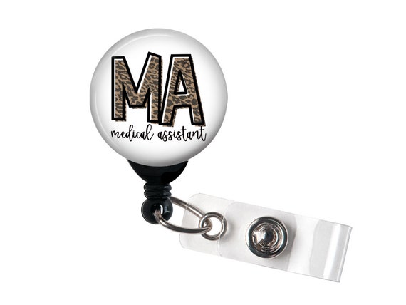 Cute ID Badge Holder With Lanyard - Retractable Badge Reel & Keychain - View #7