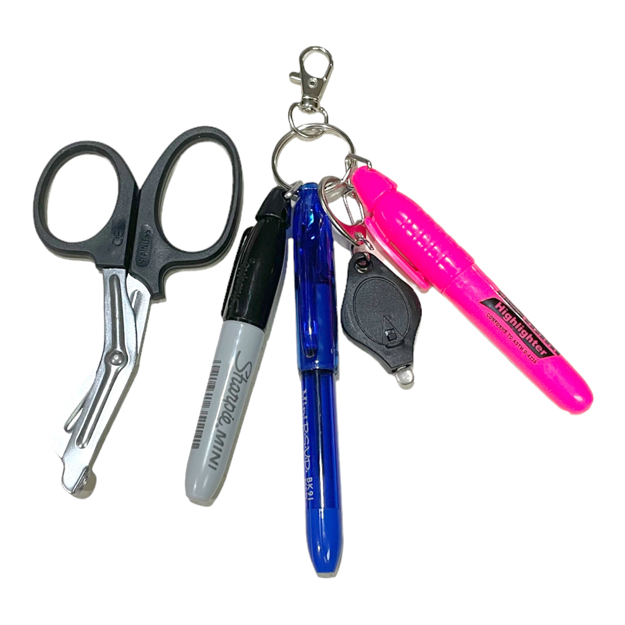 Mini 4 Shears, Nurse Badge Clip Shear Scissor Accessories 