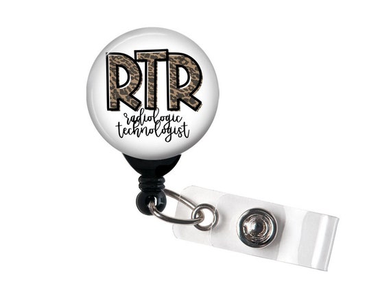 Retractable Badge Reel Radiologic Technologist RTR Badge Holder With Swivel  Clip / Radiology / X Ray / Rad Tech -  Canada