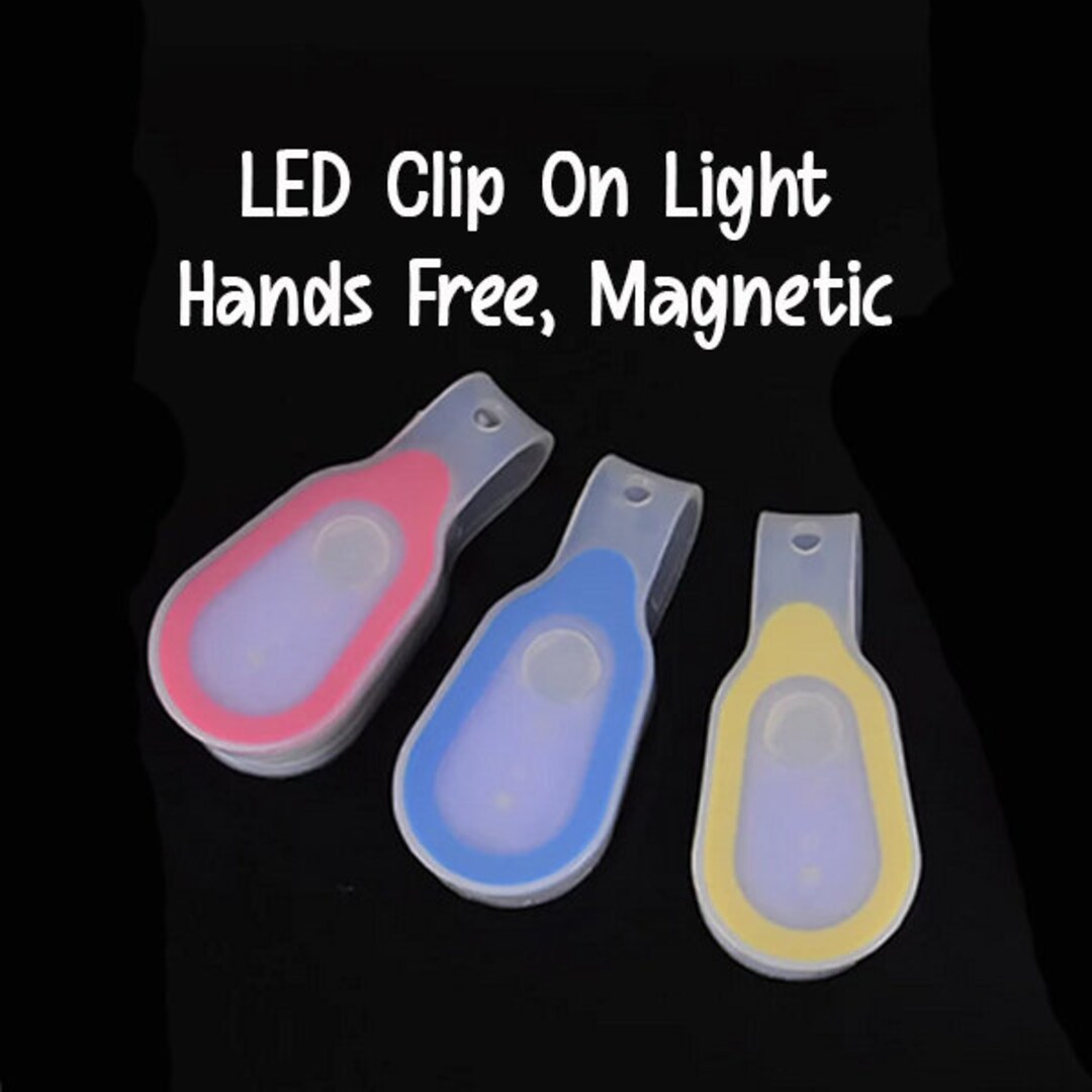 LED Clip on Safety Light, Flashlight Clip On, Nursing Night Light, Safety Light, Nurse Accessory